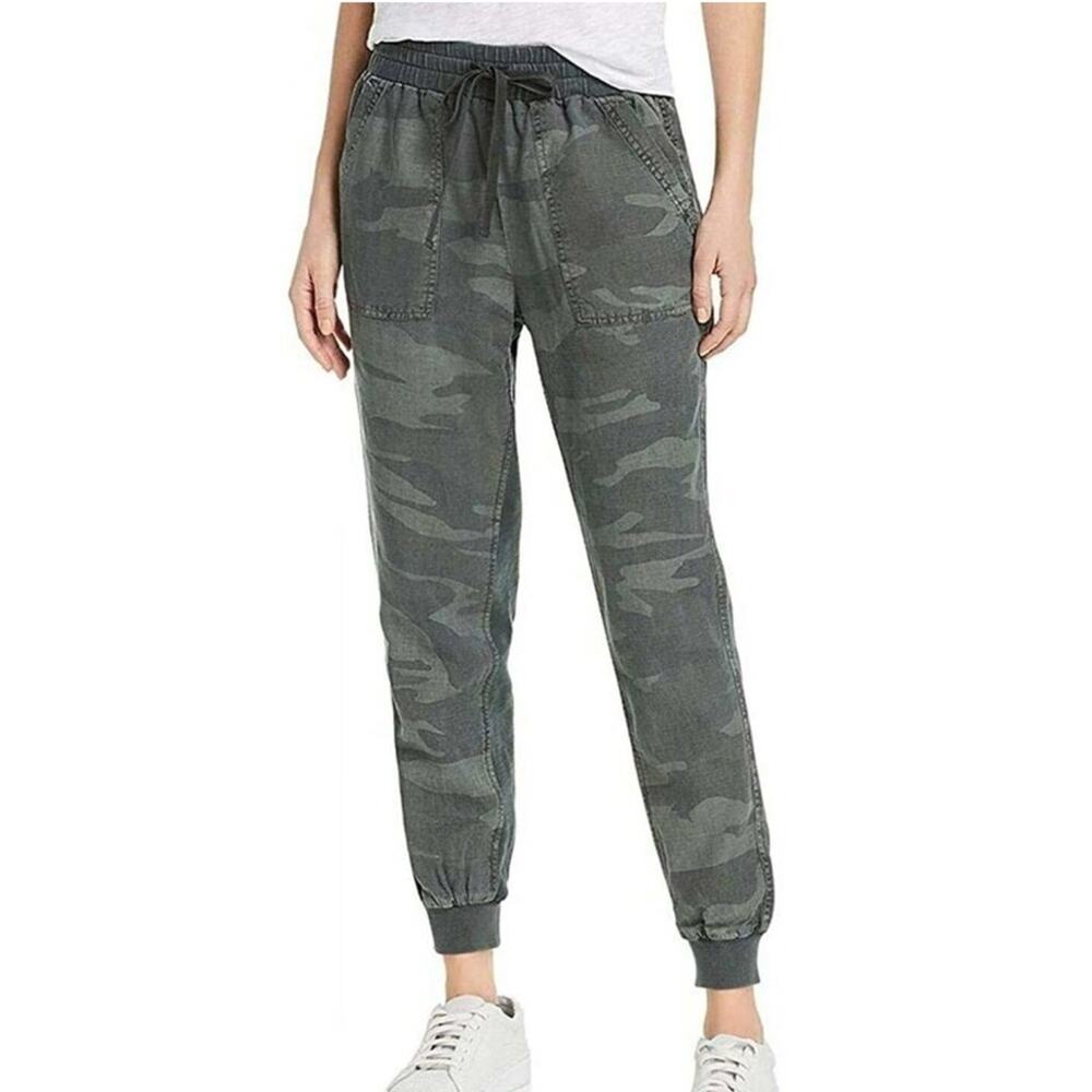 Splendid Lakeside Camo Joggers size XL Green